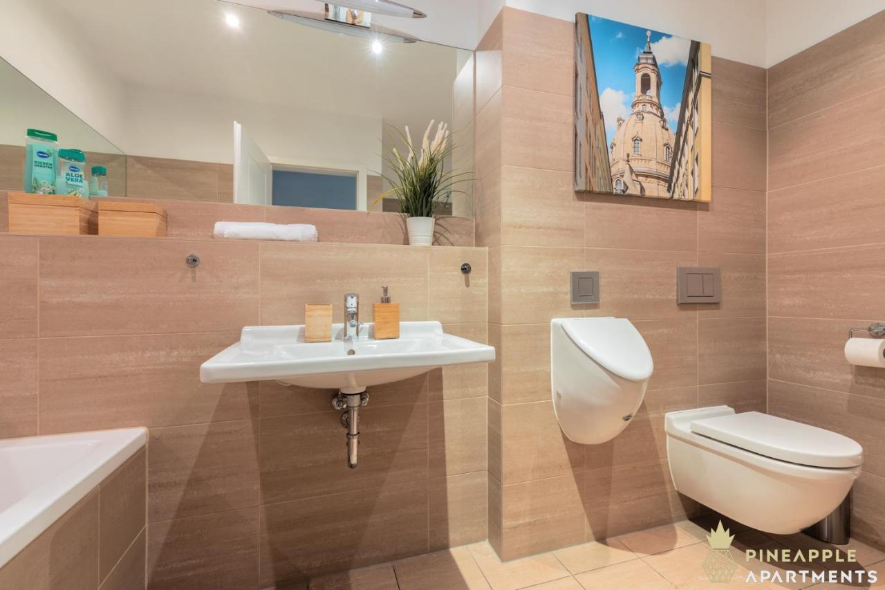 Pineapple Apartments Palais Am Neumarkt - 90 Qm - 1X Free Parking Dresden Dış mekan fotoğraf